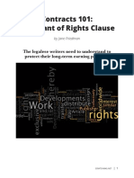 Contracts 101 - The Grant of Rights Clause by Jane Friedman