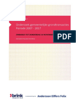 Rapportage Onderzoek Grondtransacties Pijnacker-Nootdorp
