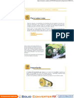 Transmisión Por Poleas y Correas o Cadenas