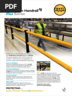 Pedestrian Handrail +2 iFlex Barrier product sheet