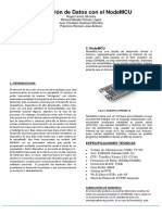 Transmisión de Datos con NodeMCU y Matrices LED