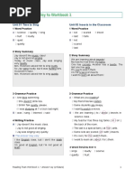 Reading Train - Workbook 1 (답지)