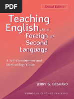 (Michigan Teacher Training) Jerry G. Gebhard-Teaching English As A Foreign or Second Language - A Teacher Self-Development and Methodology Guide-The University of Michigan Press (2013)