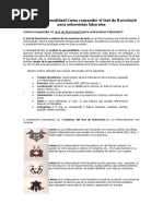 Interpretación del Test de Rorschach | PDF | Artes del Lenguaje y ...