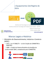SEMINÁRIO DISPOSITIVOS MÉDICOS - Certificação de Equipamentos Sob Regime de Vigilância Sanitária .pptx