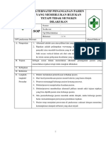 7.10.1.5 SOP Alternatif Penanganan Pasien Yang Mememrlukan Rujukan Tetapi Tidak Mungkin Dilakukan