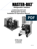 Condensing Unit and Refrigeration System Installation & Operations Manual