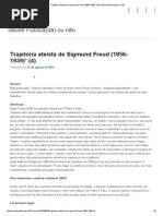 Trajetória Ateista de Sigmund Freud (1856-1939)