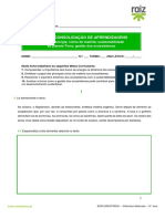 Ficha de Consolidação de Aprendizagens PDF