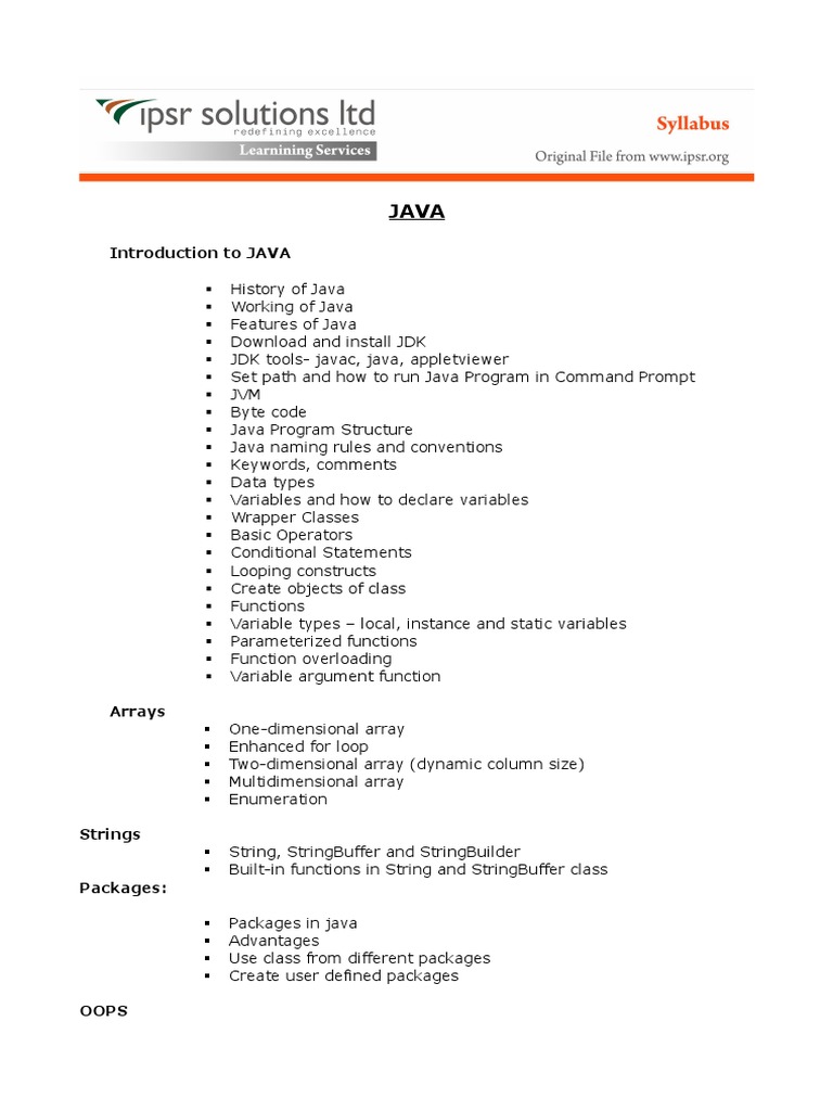 Introduction To JAVA | PDF | Java Server Pages | Java Servlet