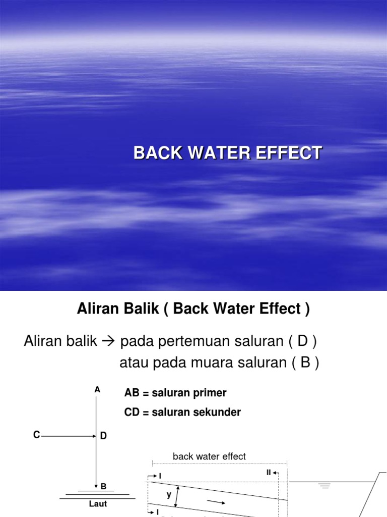 Back Water Effect | PDF