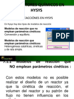 Reactores Quimicos HYSYS Avanzado