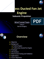 Turbine-Less Ducted Fan Jet Engine: Subsonic Propulsion