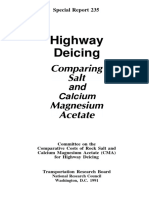 Highway Deicing: Calcium
