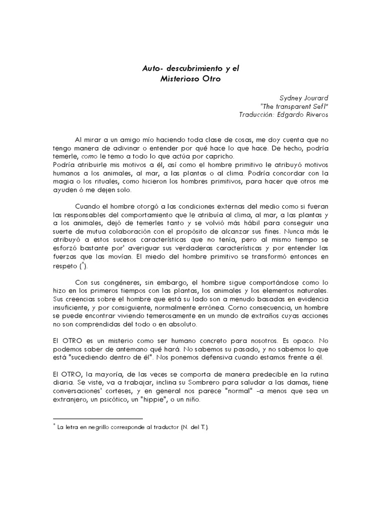 Auto Descubrimiento PDF Verdad Amor