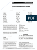 Measurement of Properties of Fiber Reinforced Concrete: Aci Materials Journal Commitiee Report