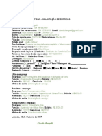 FICHA SOLICITAÇÃO DE EMPREGO - ClaudioBergalli