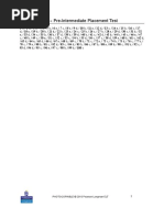 Download Elementary Pre-Intermediate Placement Test Key by Pilar Rojano SN364726502 doc pdf