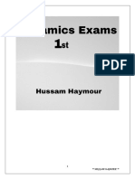 Dynamics 1st Hussam Haymour