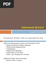 grammar review ppt newsletter fall 2