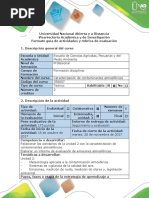 Guía de Actividades y Rúbrica de Evaluación - Tarea 3 - Evaluar Fuentes de Contaminación