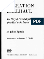OPERATION KEELHAUL by Julius Epstein - Chapters 3, 6-8, 16