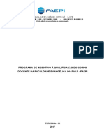 Programa de Incentivo A Qualificação Docente