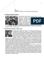 El Regreso de Perón y La Última Dictadura Militar