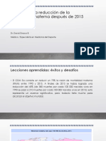 Metas Para La Reducción de La Mortalidad Materna Al 2030