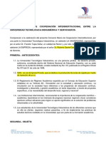 Formato Convenio Marco Con Empresas Privadas