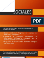 Técnicas de Estudio de Ciencias Sociales