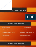 Clima y Bioma