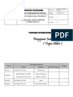 Sop Pengajuan Judul Skripsi