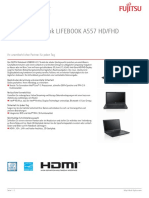 Fujitsu Lifebook A557 Datenblatt