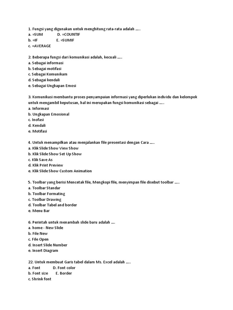 Uas Simulasi Kelas X