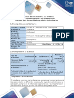 Guía Actividades - Paso 1 - Principios Termodinámicos y Termoquímicos