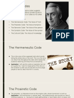 Barthes Codes