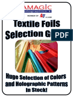 Textile Foils Selection Guide Amagic Holograhics v1201