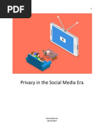 Privacy in The Social Media Era