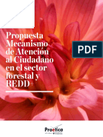 Propuesta Mecanismo de Atención al Ciudadano en el sector forestal y REDD+