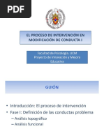 Modificacion de Conducta