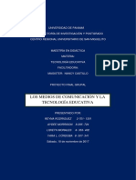 LOS MEDIOS DE COMUNICACIÓN Y LA TECNOLOGÍA EDUCATIVA