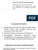 Pengertian Dan Tujuan Mitigasi Bencana