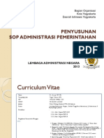 Sop Administrasi Pemerintahan 2013