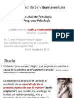 Duelo y Desplazamiento Forzado by José Alonso Andrade Salazar
