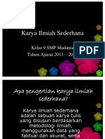B.indonesia Presentasi Karya Ilmiah Revisi 2011