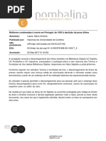 Capítulo 6- Mulheres Condenadas à Morte Em Portugal