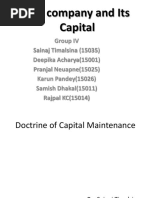 Capital Maintenance