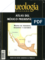 Arqueologia Mexicana. Atlas Del México Prehispánico. Edición Especial #5 PDF