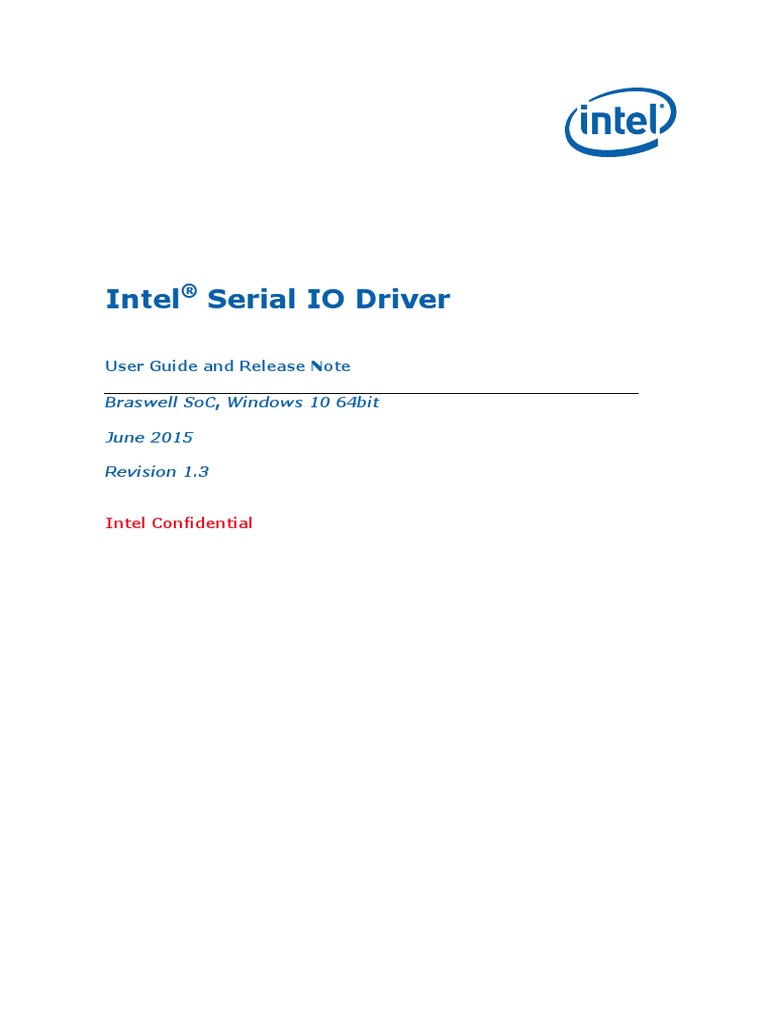 Intel Serial Io Dma Controller Driver